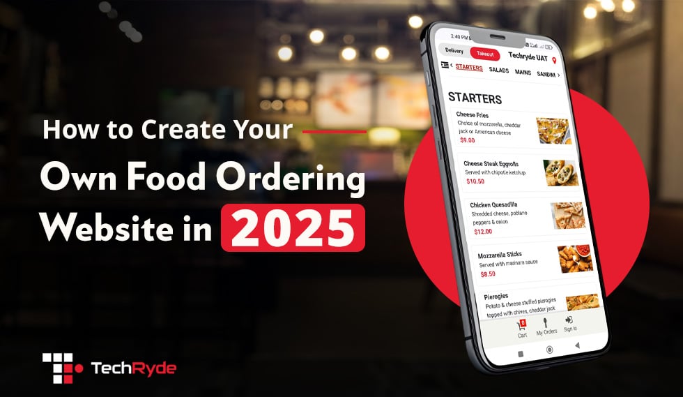 Steps to Create Food Ordering Website