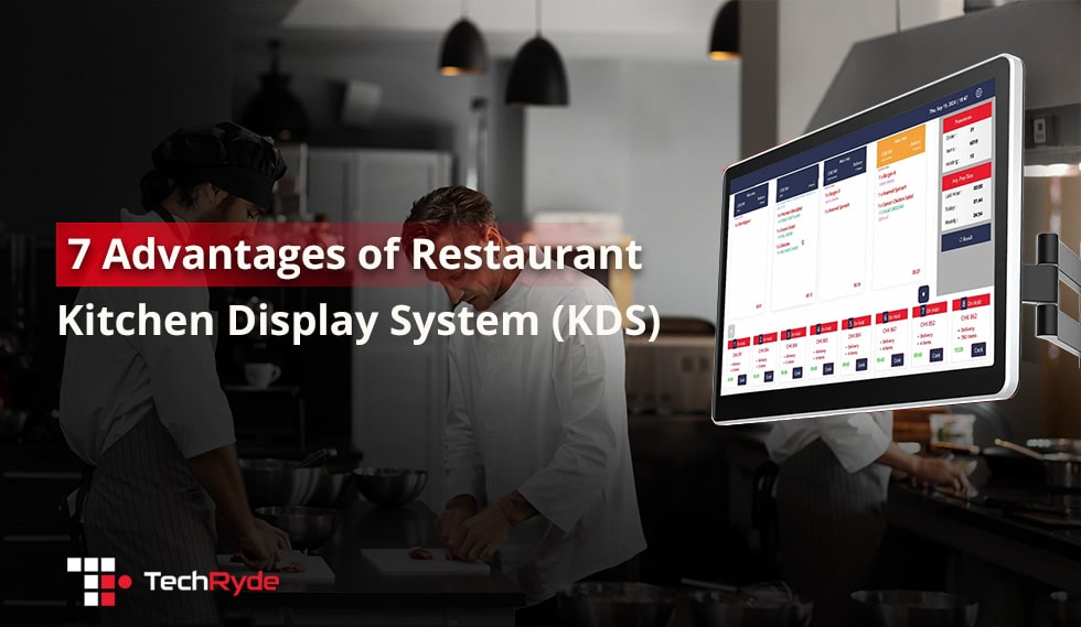 Restaurant staff using TechRyde KDS to improve kitchen operations