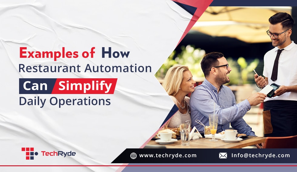 People using restaurant automation technology for seamless order and payment processing at an outdoor café.